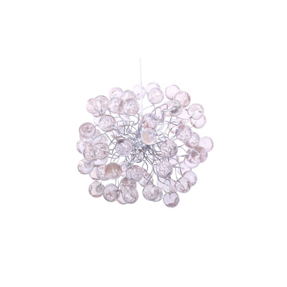 Ceiling Hanging Pendant Light with clear Transparent bubbles, for bathroom, hall or as a bedside lamp.
