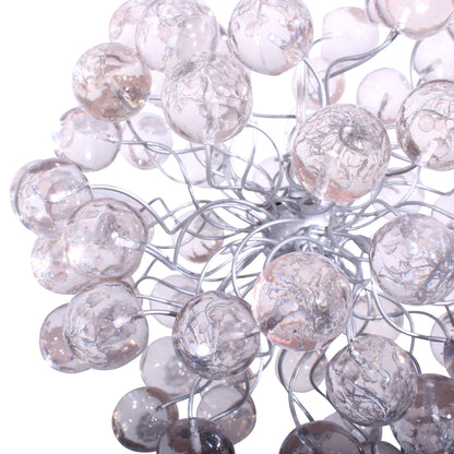 Ceiling Hanging Pendant Light with clear Transparent bubbles, for bathroom, hall or as a bedside lamp.