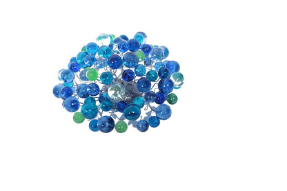 Ceiling Flush Mounted Blue Bubble Ocean Lamp