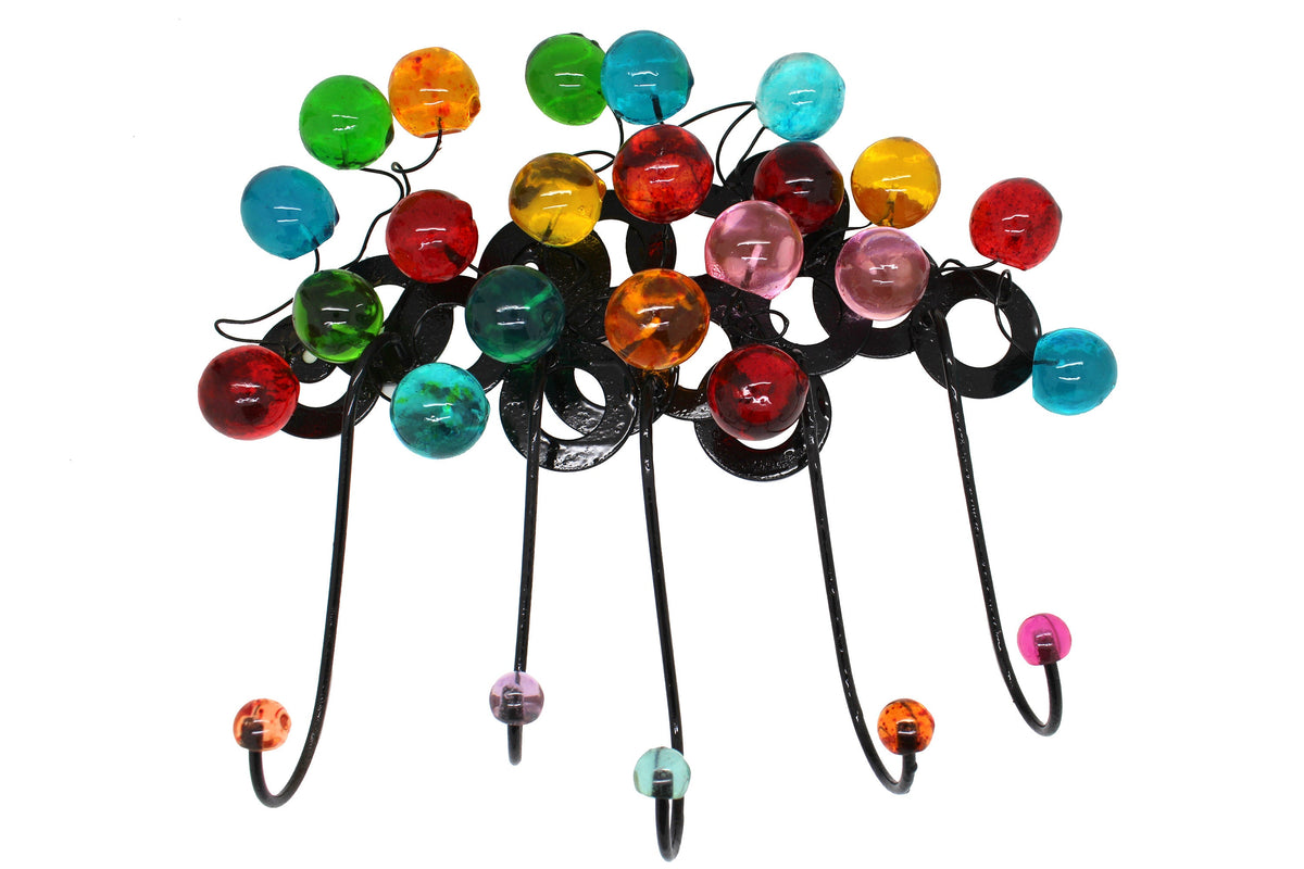 Colorful Bubbles Wall Coat Hanger