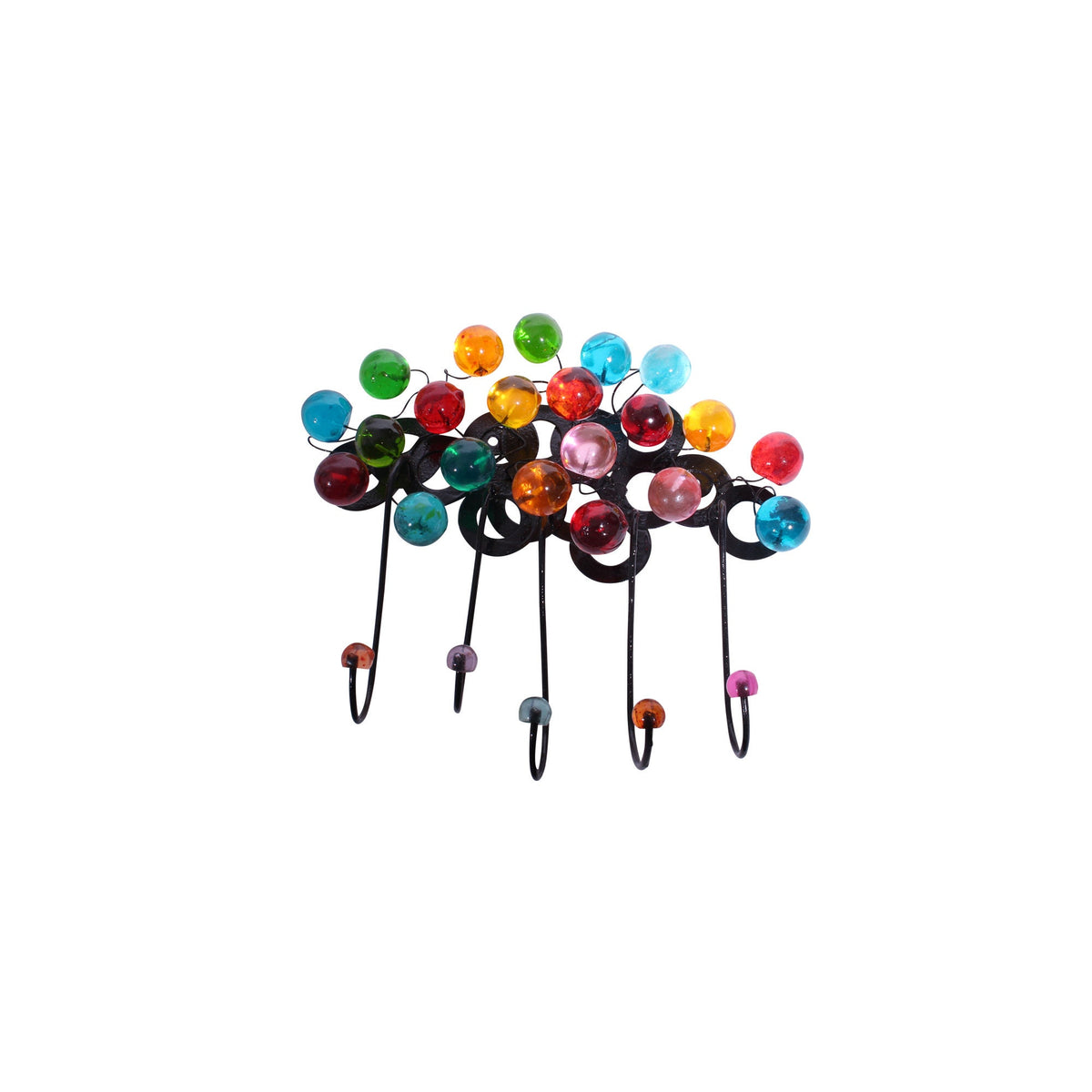 Colorful Bubbles Wall Coat Hanger
