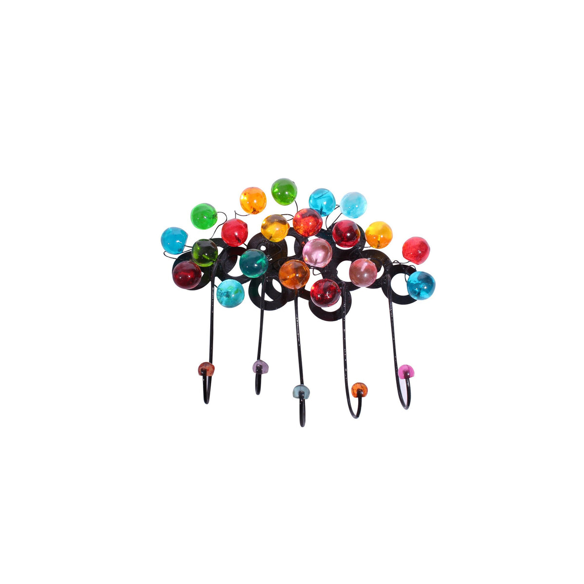 Colorful Bubbles Wall Coat Hanger