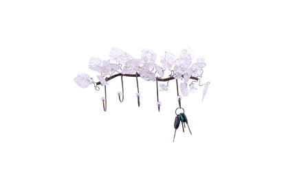 Handmade Resin Flower Wall Hooks: Bronze Metal Towel Hanger
