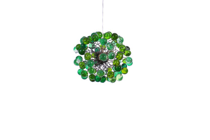 Unique Pendant Light with bubbles , Green color bubbles lighting for children room, kitchen island or bedroom.