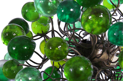 Unique Pendant Light with bubbles , Green color bubbles lighting for children room, kitchen island or bedroom.