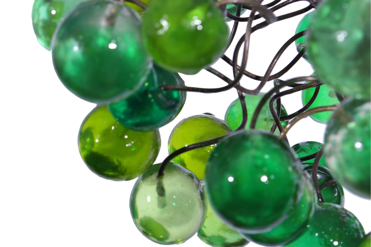 Unique Pendant Light with bubbles , Green color bubbles lighting for children room, kitchen island or bedroom.