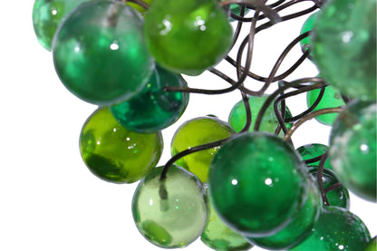 Unique Pendant Light with bubbles , Green color bubbles lighting for children room, kitchen island or bedroom.