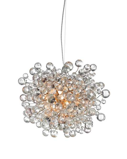 Modern Hanging chandeliers with Clear bubbles for Dining Room