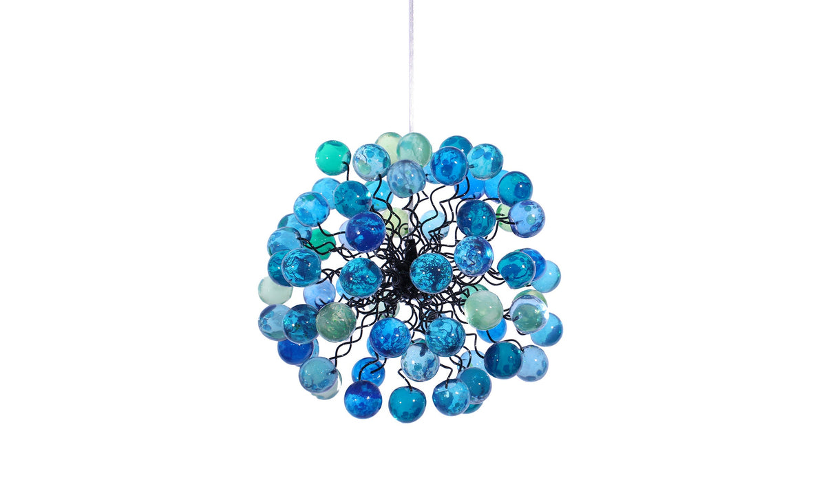 Unique Pendant Light with sea color bubbles lighting for children room, kitchen island or bedroom.