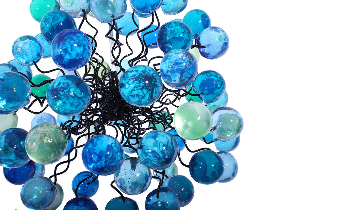 Unique Pendant Light with sea color bubbles lighting for children room, kitchen island or bedroom.