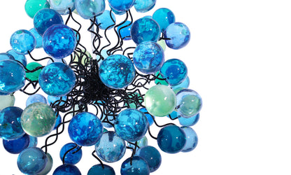 Unique Pendant Light with sea color bubbles lighting for children room, kitchen island or bedroom.