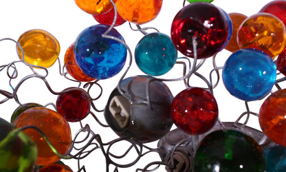 Rainbow Bubble Resin Wall Sconce: Modern Hallway Bathroom Light