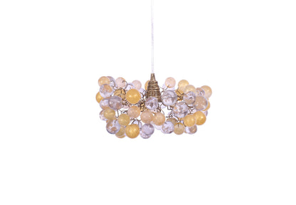 Bubbles Lighting, Ceiling Pendant light with clear and gold bubbles for Kitchen island, bedside light - modern lighting