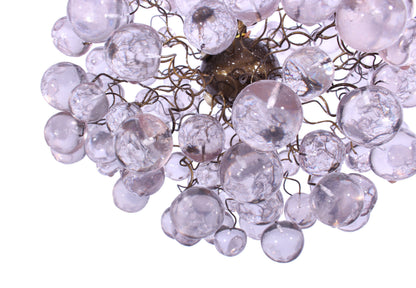 Ceiling Light Fixture, transparent clear bubbles for children room, girl room or Dining Room table.