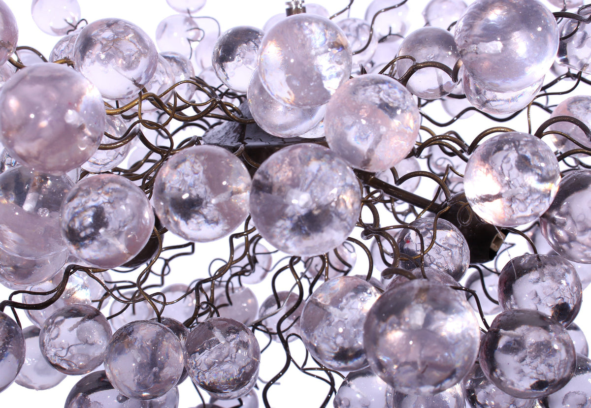 Modern Hanging lights clear bubbles light with Clear Transparent bubbles, chandelier for dining room