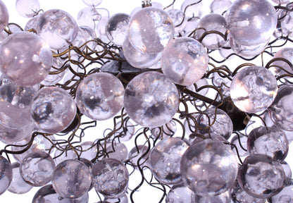Modern Hanging lights clear bubbles light with Clear Transparent bubbles, chandelier for dining room