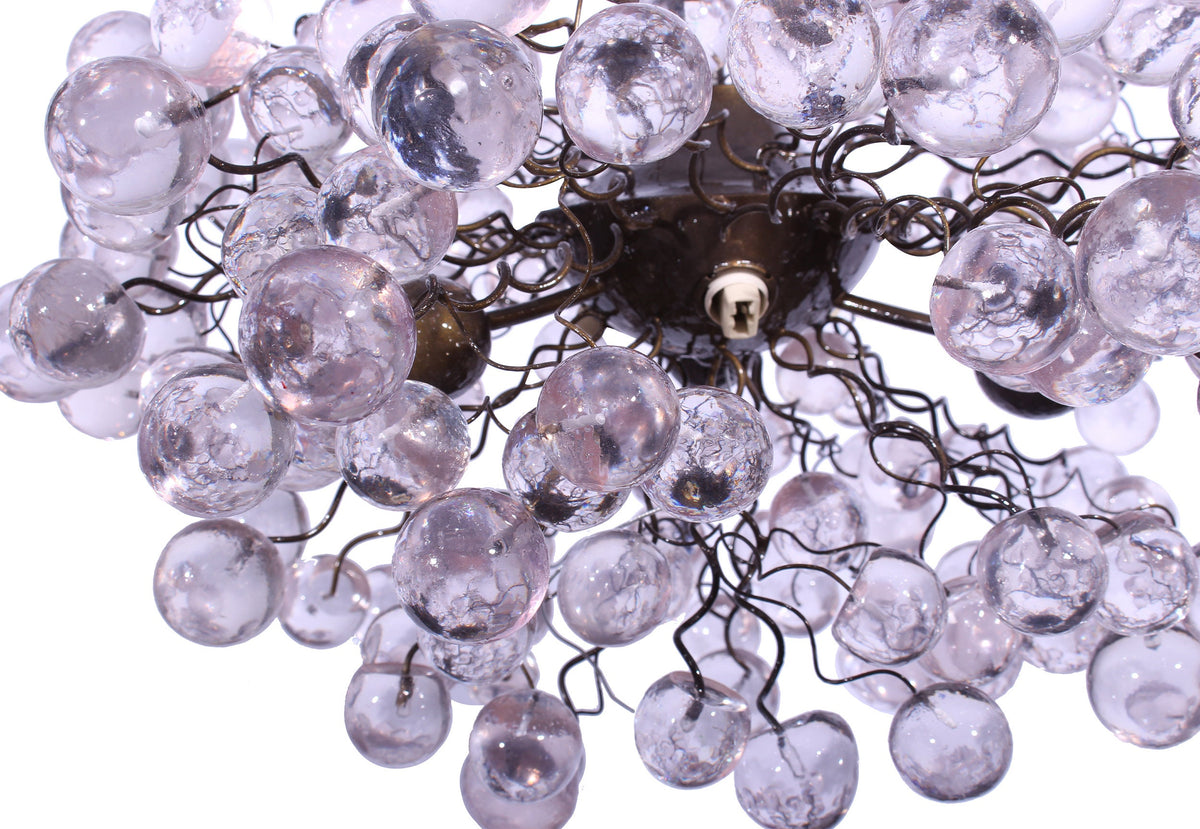 Modern Hanging lights clear bubbles light with Clear Transparent bubbles, chandelier for dining room