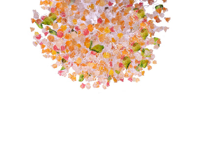 Flush mount ceiling light, elegant ceiling mount light with warm color flowers for kitchen, living room or Dining Room.