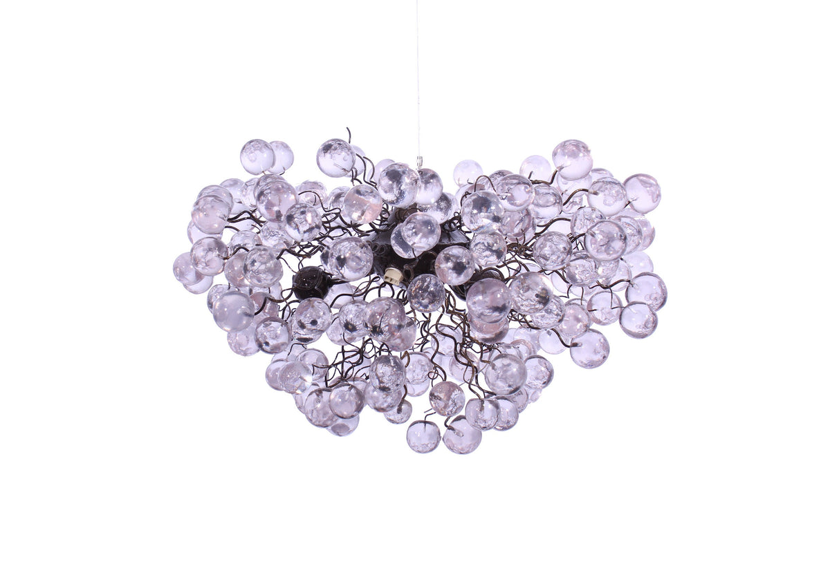 Modern Hanging lights clear bubbles light with Clear Transparent bubbles, chandelier for dining room
