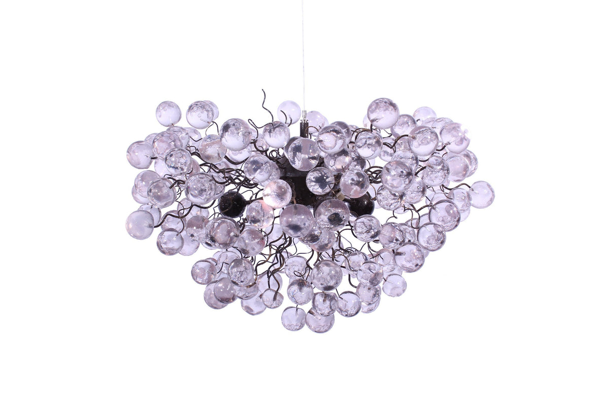 Modern Hanging lights clear bubbles light with Clear Transparent bubbles, chandelier for dining room