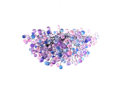 Vibrant Contemporary Bubble Hanging Lamp with 10 Bulb Sockets for Modern Spaces