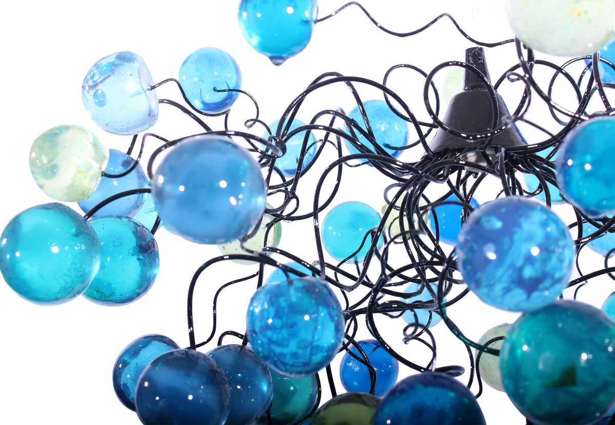 Modern Ceiling Light fixture with with sea color bubbles for Children's Room, toilet or bedroom.