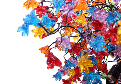 Large Dining Room chandelier, modern lighting with rainbow jumping flowers, for Dining Room, living room