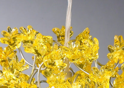 Yellow flowers Hanging Lights for hall, bathroom, bedside lamp.