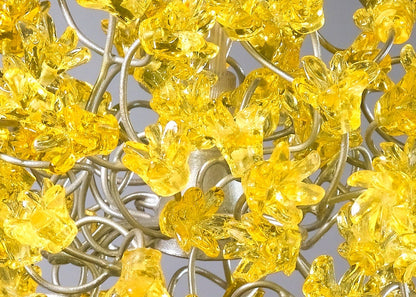 Yellow flowers Hanging Lights for hall, bathroom, bedside lamp.