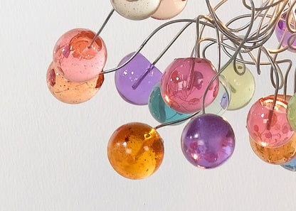 Pastel bubble ceiling lighting, with Pastel color bubbles for girls bedroom