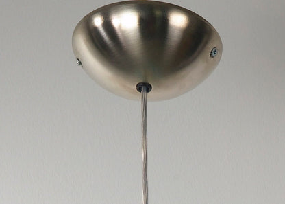 Modern Ceiling Light Fixture: Blue Green Resin Bubble Chandelier