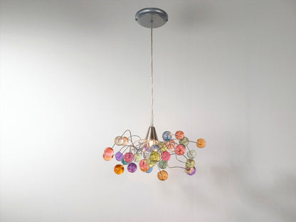 Pastel bubble ceiling lighting, with Pastel color bubbles for girls bedroom