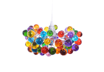 Bubbles Lighting, Ceiling Pendant light with Multicolored bubbles for Kitchen island, bedside light - modern lighting