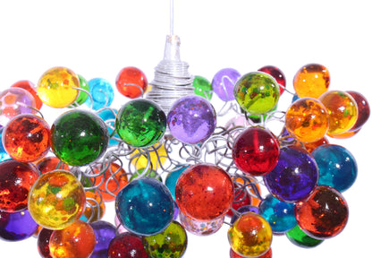 Bubbles Lighting, Ceiling Pendant light with Multicolored bubbles for Kitchen island, bedside light - modern lighting