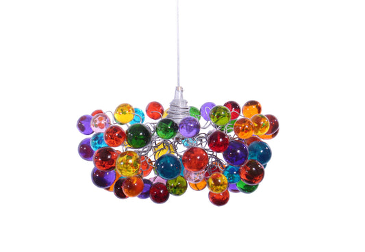 Bubbles Lighting, Ceiling Pendant light with Multicolored bubbles for Kitchen island, bedside light - modern lighting