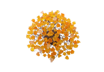 Flush mount lighting, ceiling mount light fixture with yellow roses flowers , elegant sconces for ceiling or wall