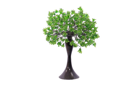 Bedside Lamp, modern Table lamp with green flowers, for your bedroom, living room