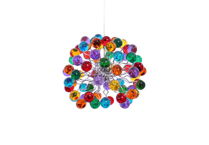 Pendant light with Rainbow color bubbles for hall, bathroom, children space or as a bedside Lighting.