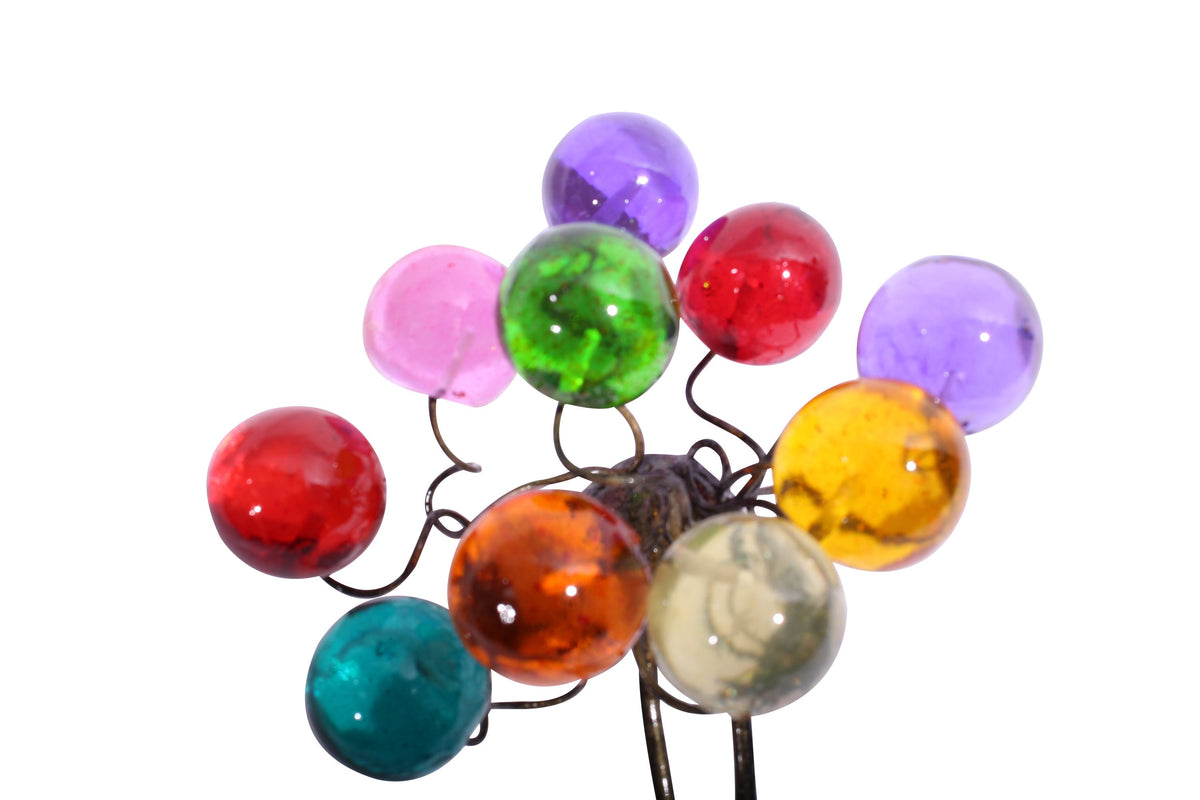 Wall Hook with multicolor resin bubbles, decorative wall hanger.
