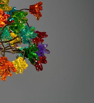 Multicolored Jumping Resin Flower Pendant Light: Kitchen Island Hallway Bathroom