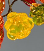 Light Fixtures Ceiling warm color flowers and leaves, "iber" hanging chandelier for hall, bathroom.