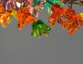 Multicolored Jumping Resin Flower Pendant Light: Kitchen Island Hallway Bathroom