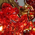 Ceiling lighting, kitchen island light with Red color jumping flowers