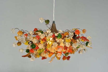 Ceiling Light chandeliers with hand made flowers for living room, Dining Room or bedroom.