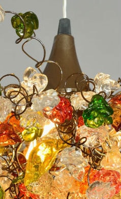 Ceiling Light chandeliers with hand made flowers for living room, Dining Room or bedroom.