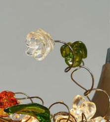 Ceiling Light chandeliers with hand made flowers for living room, Dining Room or bedroom.