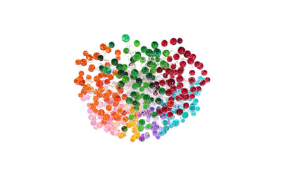 Multicolored Handmade Resin Metal Flush Mount Ceiling Light: Large Bubbles Lighting Fixture