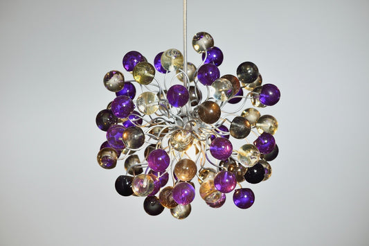 Violet Pendant Light, purple ceiling pendant light for kitchen island lighting, lamp for dining room, bedroom.