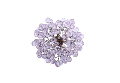 Modern pendant lights with clear bubbles, handmade kitchen pendant light.