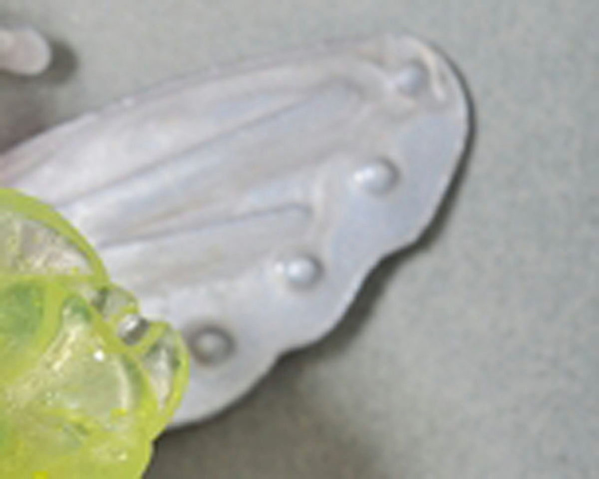 Wall Hook with pastel resin flowers and metal butterfly - decorative wall hanger.